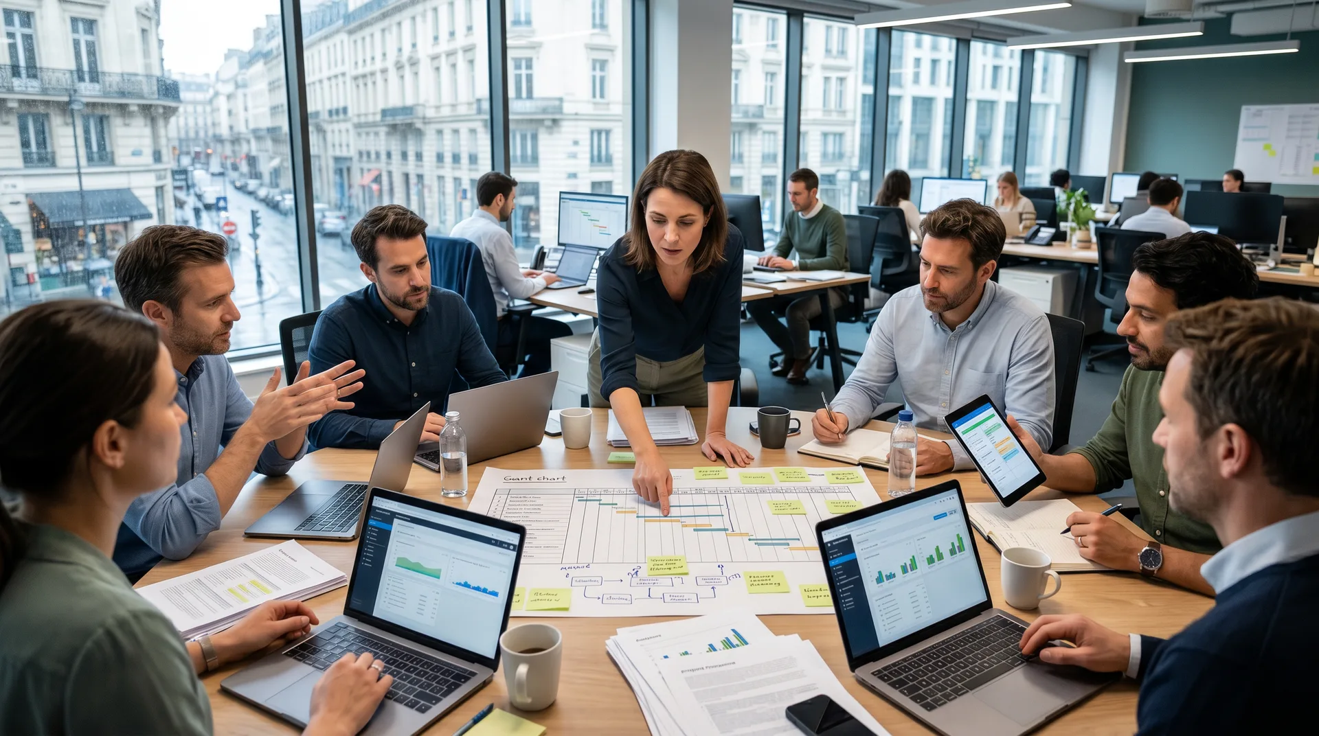 opening conceptual scene: Introduction to the management bottleneck