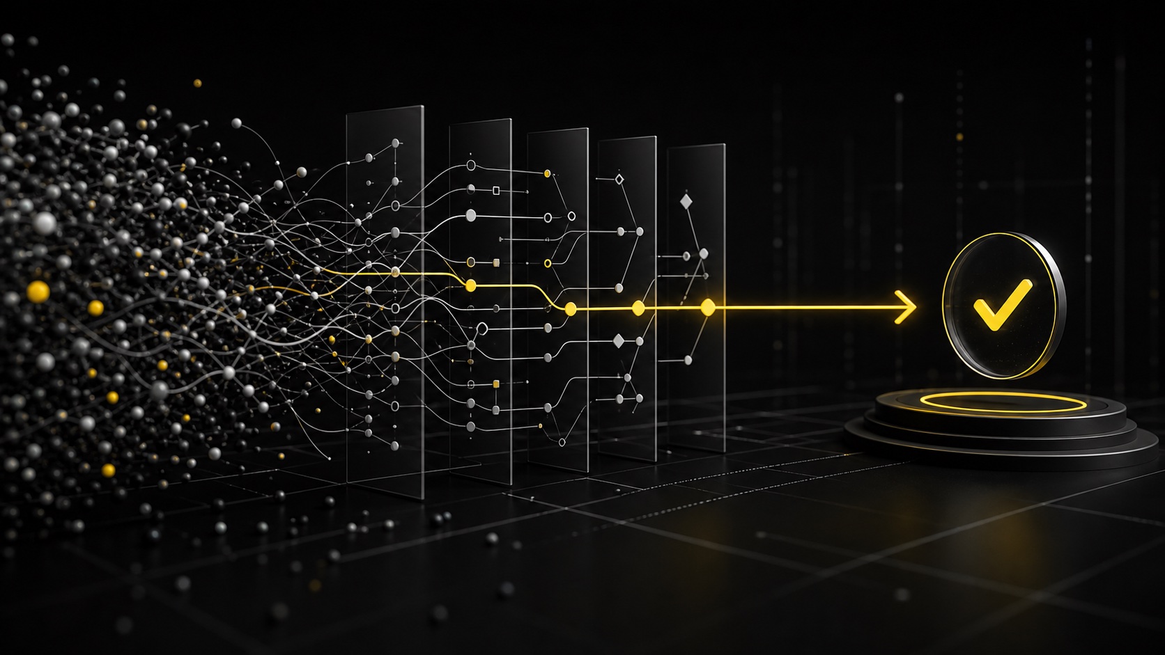 Dark editorial DataTip visual for: Business Analysis Breaks When Decisions Live Outside the Data.