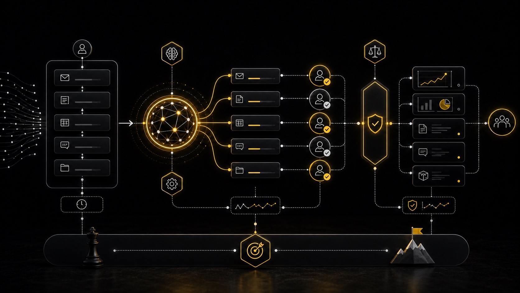 Dark editorial DataTip visual for: AI Autopilots Need a Digital Transformation Strategy, Not Tool Shopping.