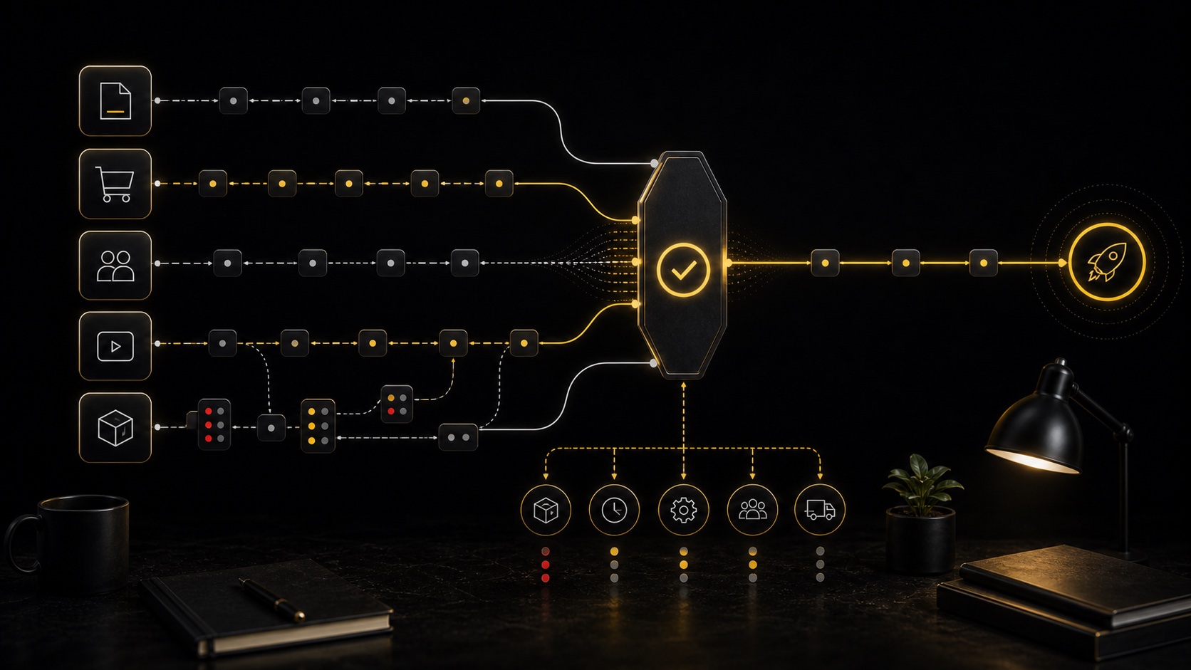 Dark editorial DataTip visual for: Side Business Ideas for 2025: Pick the Model You Can Actually Operate.
