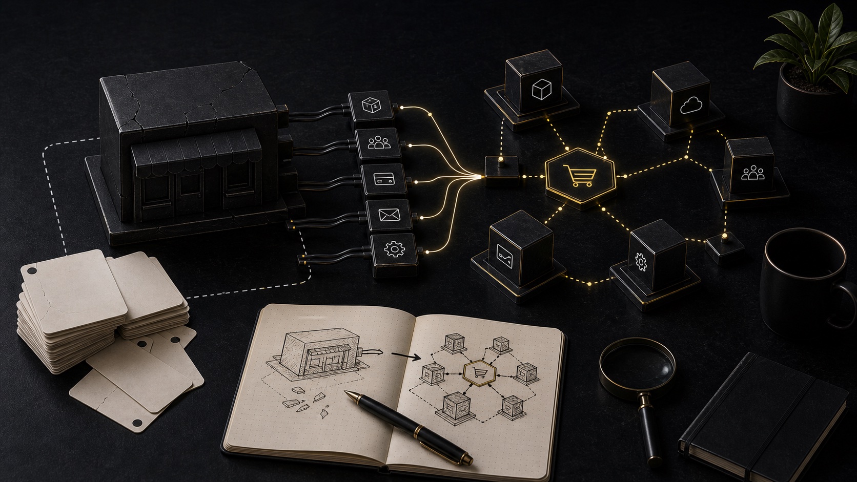 Dark editorial DataTip visual for: Your Custom Shop Can Become Obsolete Faster Than You Expect.